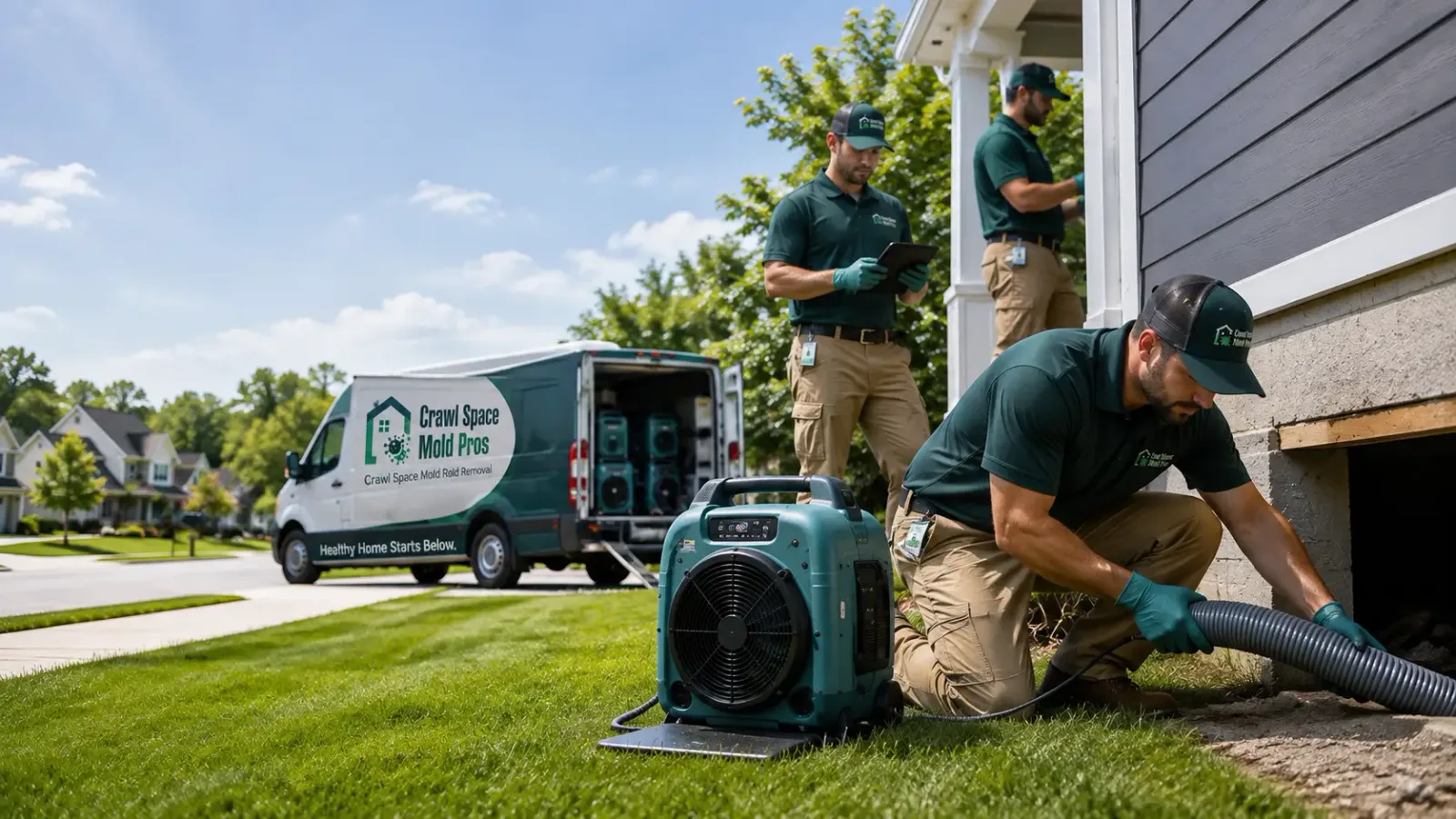 Crawl Space Mold Removal in Hazleton, PA